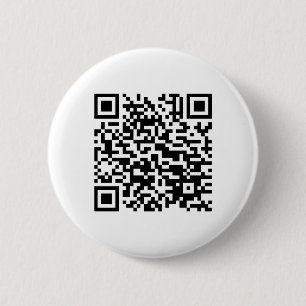 I Love Laos (Khoy Huk Lao) Flag QR Code Lao Geek Ronde Button 5,7 Cm