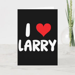 I Love Larry - Hart - Naam Kaart