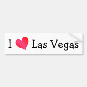 I Love Las Vegas Bumpersticker