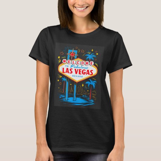 I Love Las Vegas Nevada City Vegas Souvenir Las Ve T-shirt (Voorkant)