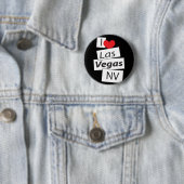 I Love Las Vegas NV Ronde Button 5,7 Cm (In situ)