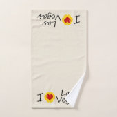 I Love Las Vegas Poker Chip Bad Handdoek (Handdoek)