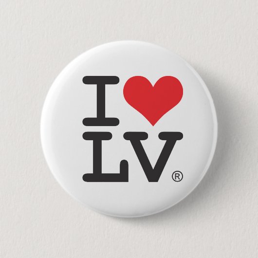 I Love Las Vegas Ronde Button 5,7 Cm (Voorkant)