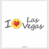 I Love Las Vegas Sticker (Vel)