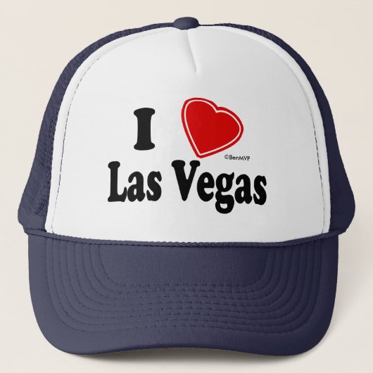 I Love Las Vegas Trucker Pet (Voorkant)
