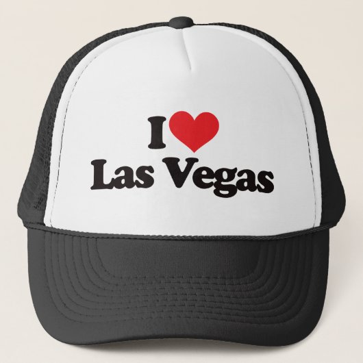 I Love Las Vegas Trucker Pet (Voorkant)