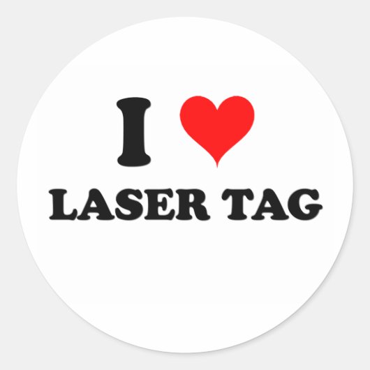I Love Laser Label (Voorkant)