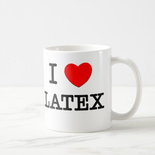 I Love Latex Koffiemok (Rechts)