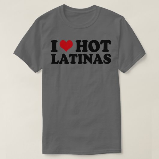 I Love Latinas T-shirt (Design voorkant)