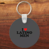 I Love Latino Men  Sleutelhanger (Voorkant)