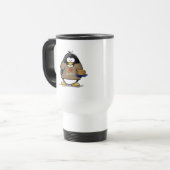 I Love Latkes Penguin Reisbeker (Voorkant links)