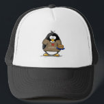 I Love Latkes Penguin Trucker Pet<br><div class="desc">Een leuke vakantiepinguïn voor de Hanukkah. Show van je vakantiegeest met deze leuke latke liefhebbende pinguïn.</div>