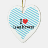 I Love Lawn Mowers Keramisch Ornament (Links)