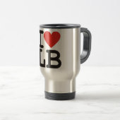 I Love LB Travel Mug Reisbeker (Voorkant rechts)