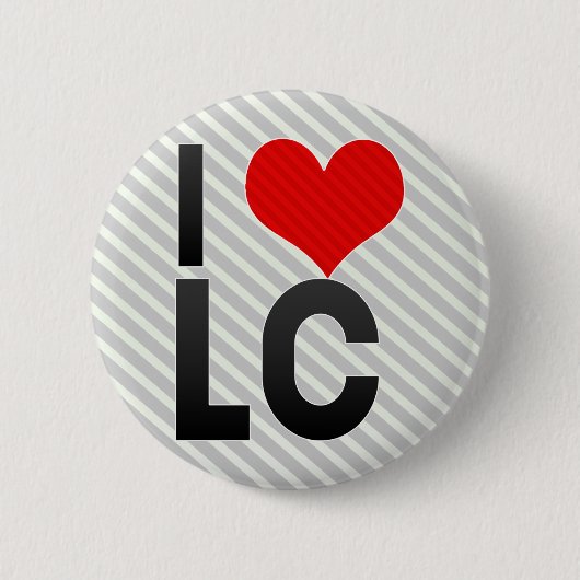I Love LC Ronde Button 5,7 Cm (Voorkant)