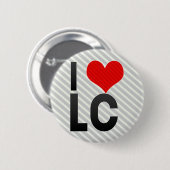 I Love LC Ronde Button 5,7 Cm (Voorkant /achterkant)