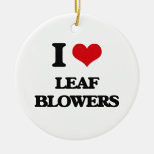 I Love Leaf Blowers Keramisch Ornament