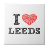 I-love-Leeds Tegeltje (Voorkant)