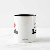 I Love Leeds Tweekleurige Koffiemok (Center)