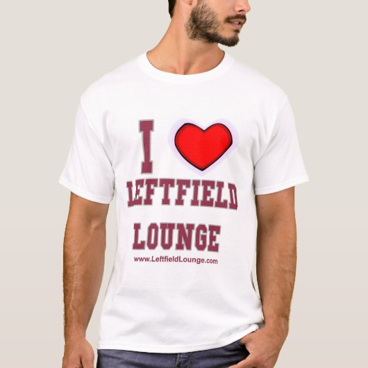 I Love Leftfield Lounge T-shirt (Voorkant)