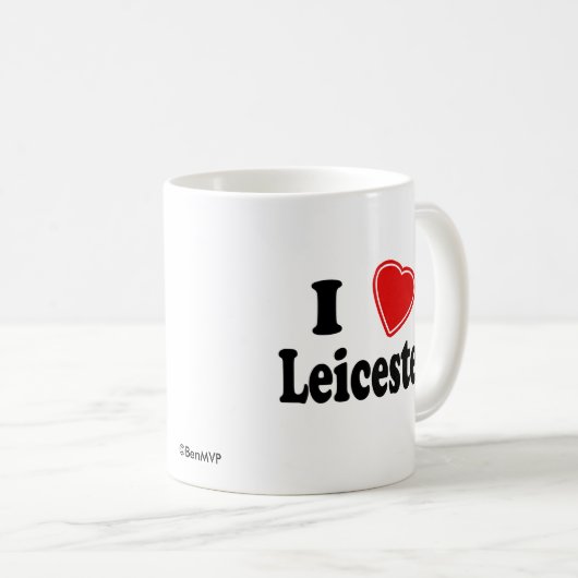 I Love Leicester Koffiemok (Voorkant rechts)