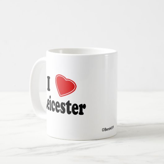 I Love Leicester Koffiemok (Voorkant links)
