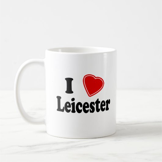 I Love Leicester Koffiemok (Links)