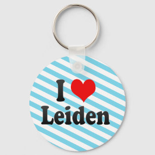 I Love Leiden, Nederland Sleutelhanger