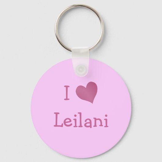 I Love Leilani Sleutelhanger (Voorkant)