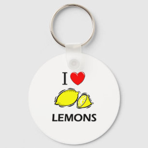 I Love Lemons Sleutelhanger