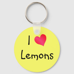 I Love Lemons Sleutelhanger