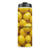 I love lemons!!!!!!!!!!!!!!!!!!!!!!!!!!!!!!!!!!!!! thermosbeker (Voorkant)