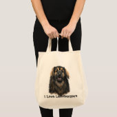 I Love Leonbergers Canvas tas (Voorkant (product))