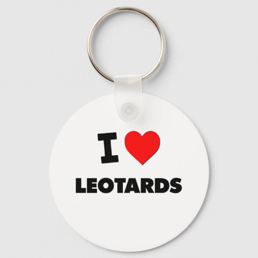 I Love Leotards Sleutelhanger (Voorkant)