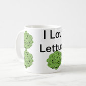 I Love Lettuce Classic Mok (Voorkant links)