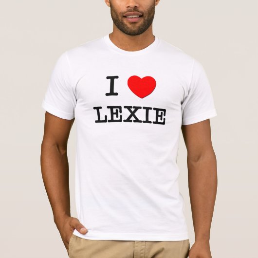 I Love Lexie T-shirt (Voorkant)