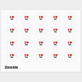 I Love Lia Ronde Sticker (Vel)
