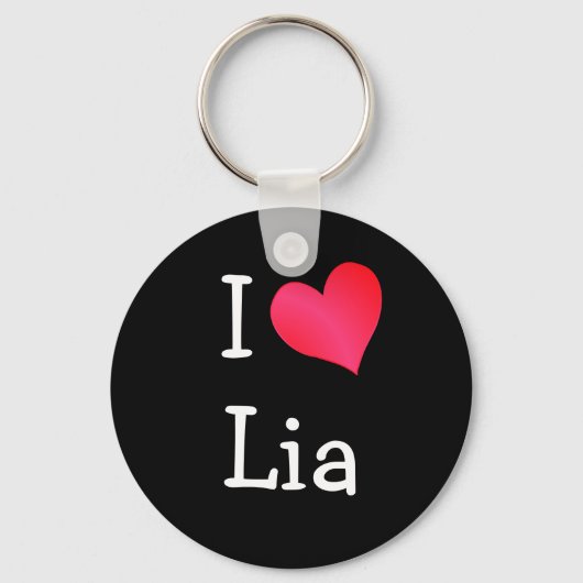 I Love Lia Sleutelhanger (Voorkant)
