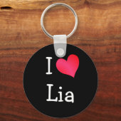 I Love Lia Sleutelhanger (Voorkant)
