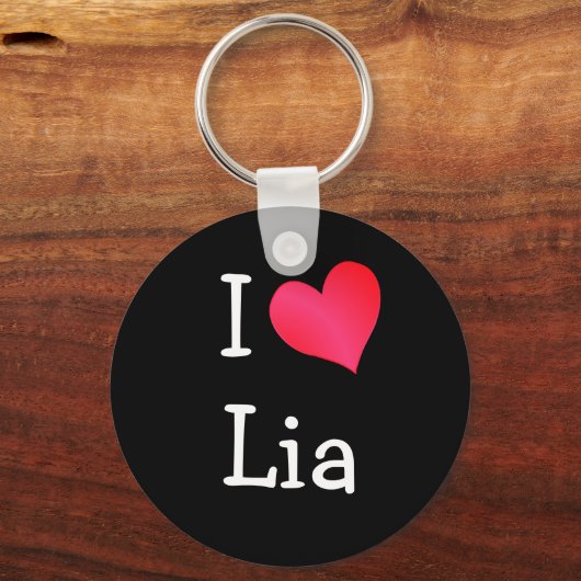 I Love Lia Sleutelhanger (Voorkant)