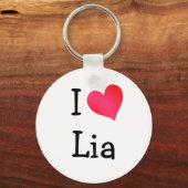 I Love Lia Sleutelhanger (Voorkant)