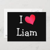 I Love Liam Briefkaart (Voorkant / Achterkant)