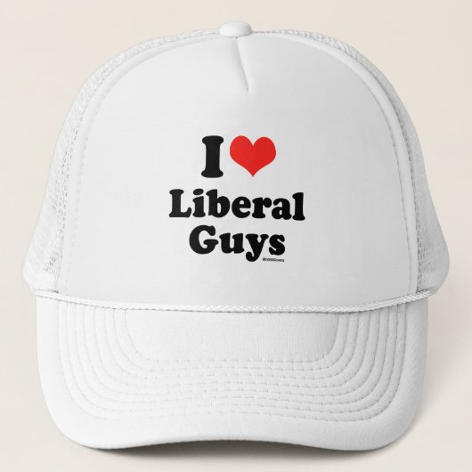 I LOVE LIBERAL GUYS TRUCKER PET (Voorkant)