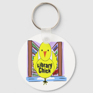 I Love Library Chicken Sleutelhanger