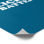 I Love Licking 9v Batteries Funny Quote  Poster (Hoek)