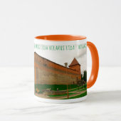 I Love Lida Belarus Architecture Castle Sketch Mok (Voorkant rechts)