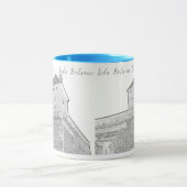 I Love Lida Belarus Architecture Castle Sketch Mok (Midden)
