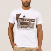 I Love Lida Belarus Architecture Castle Sketch T-shirt (Voorkant)