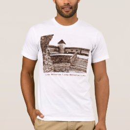 I Love Lida Belarus Architecture Castle Sketch T-shirt