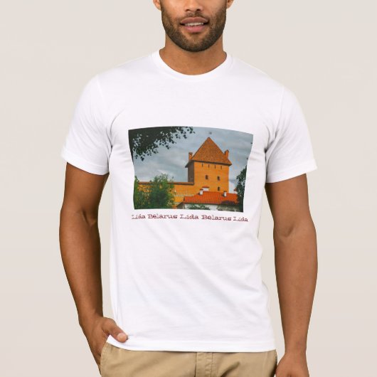 I Love Lida Belarus Architecture Castle T-shirt (Voorkant)